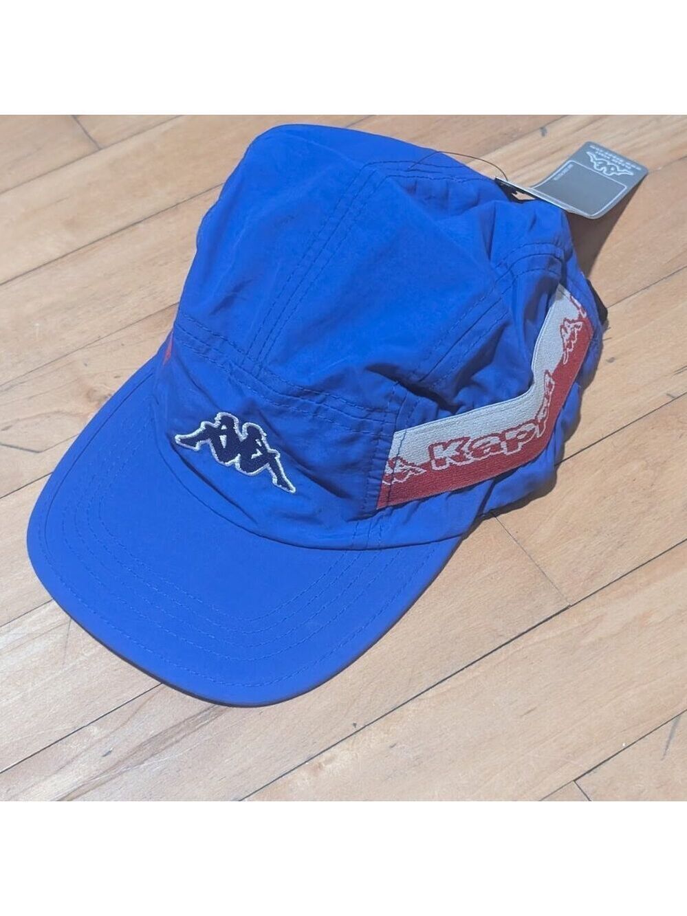 KAPPA | Logo Tape Drema Cap In Blue Lapis/Red Chili Pepper